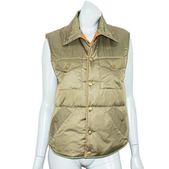 NSF Aida Puffer Vest Jacket Army Green Size Medium - Picture 2 of 11